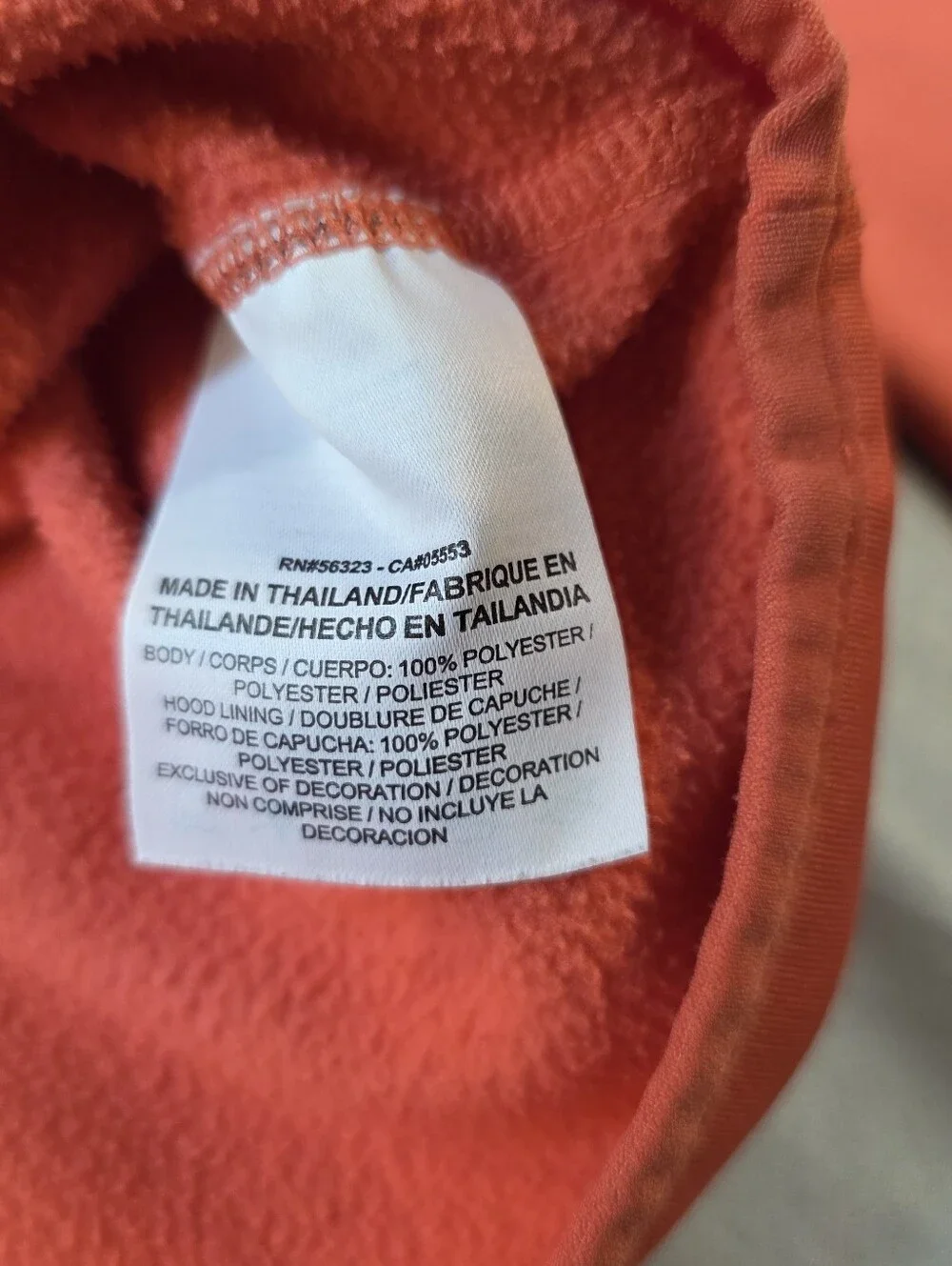 Nike Womens Sunset Organe Hoodie with Orange Swooshns